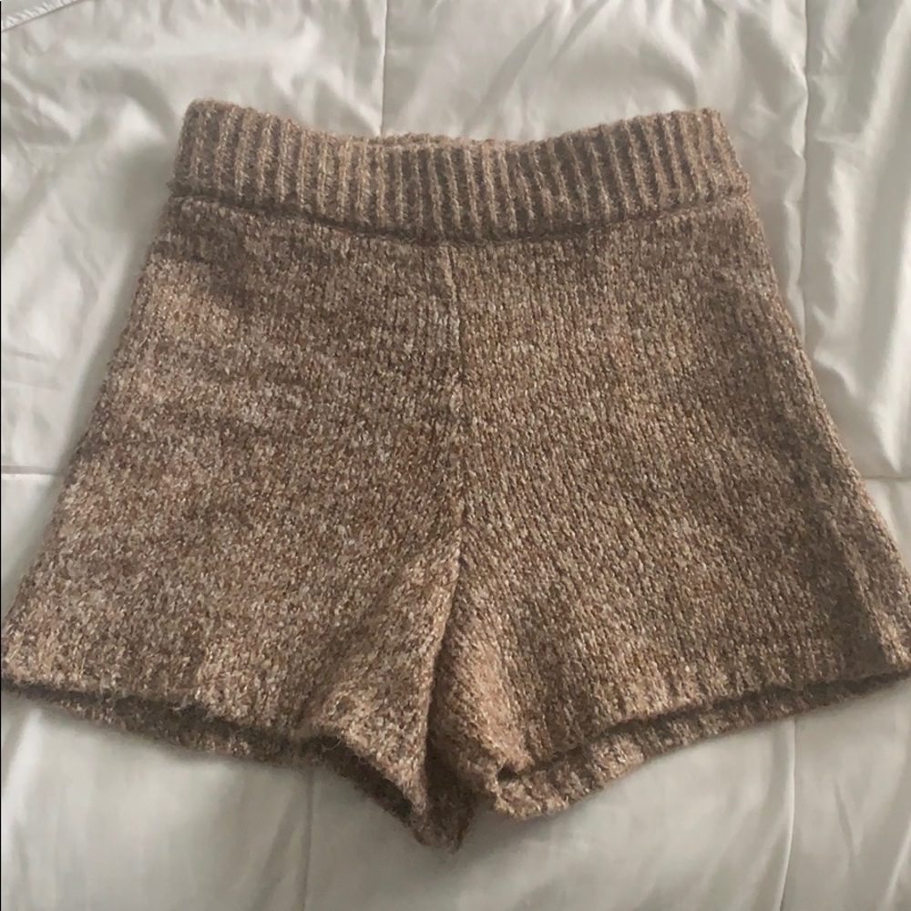 Zara sweater shorts
